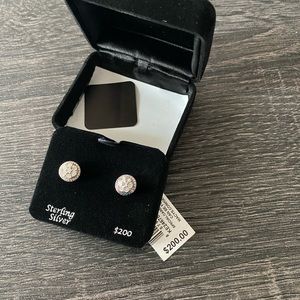 Beautiful silver earrings